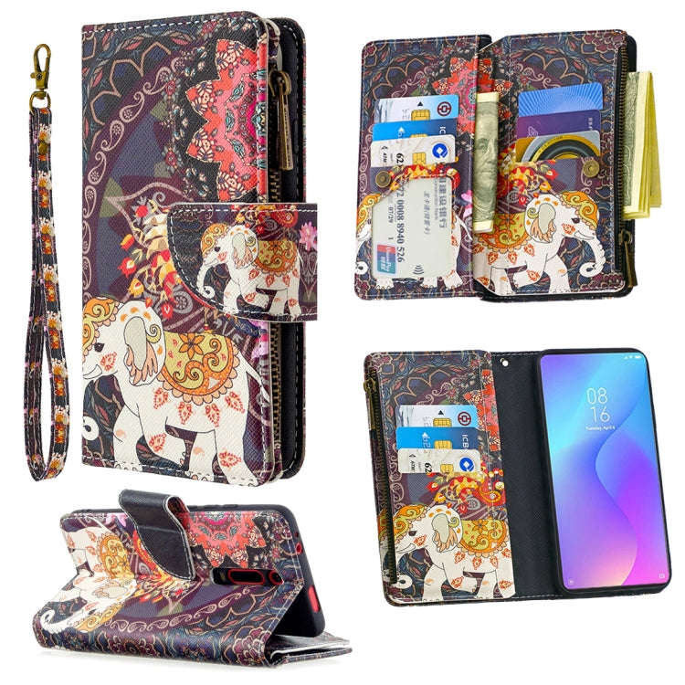 Colored Drawing Pattern Zipper Horizontal Flip Leather Case with Holder & Card Slots & Wallet, Fo...