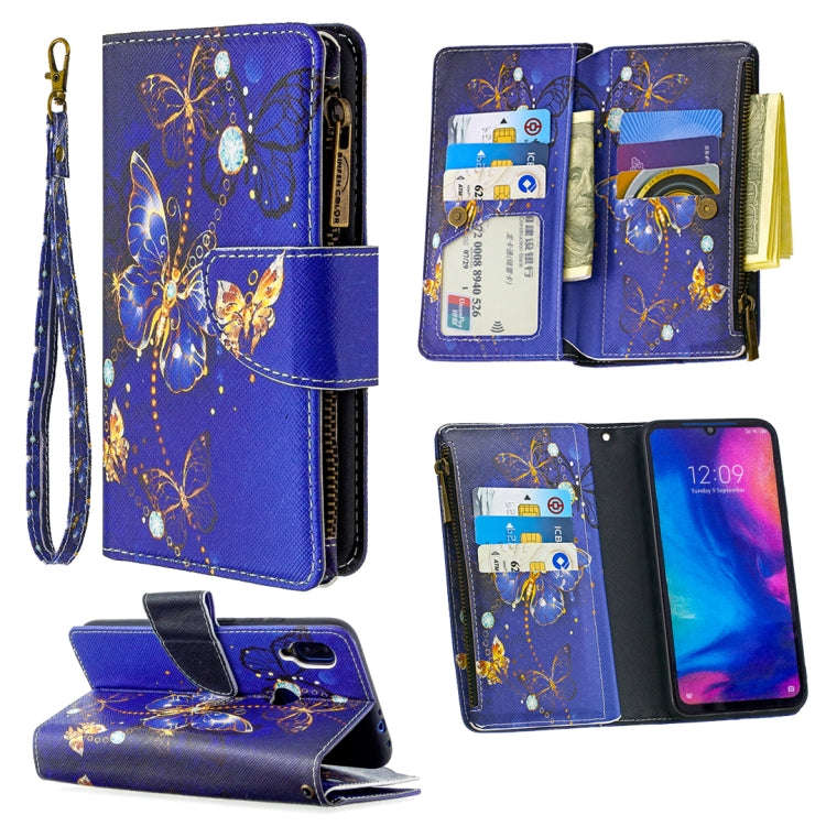 Colored Drawing Pattern Zipper Horizontal Flip Leather Case with Holder & Card Slots & Wallet, Fo...