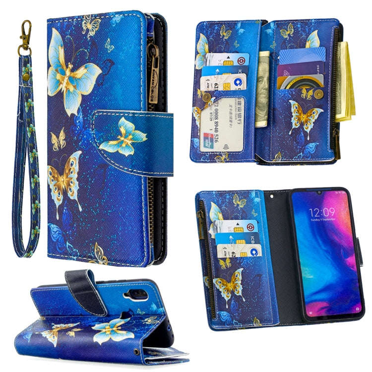 Colored Drawing Pattern Zipper Horizontal Flip Leather Case with Holder & Card Slots & Wallet, Fo...
