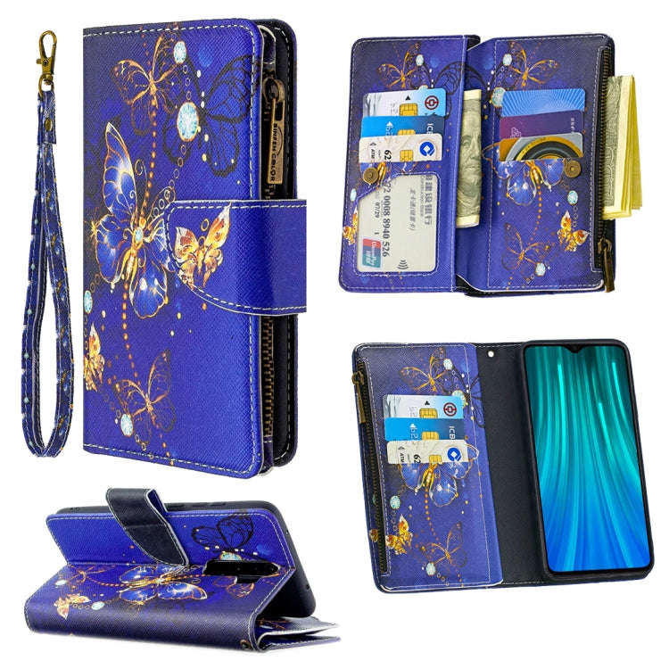 Colored Drawing Pattern Zipper Horizontal Flip Leather Case with Holder & Card Slots & Wallet, Fo...