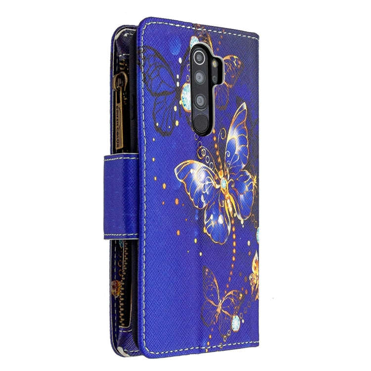 Colored Drawing Pattern Zipper Horizontal Flip Leather Case with Holder & Card Slots & Wallet, Fo...