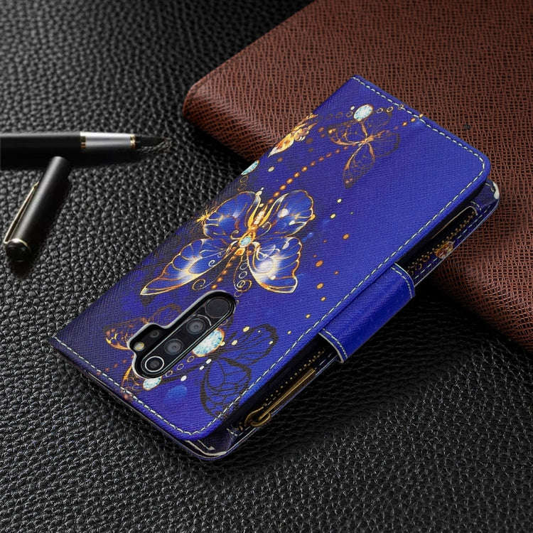 Colored Drawing Pattern Zipper Horizontal Flip Leather Case with Holder & Card Slots & Wallet, Fo...