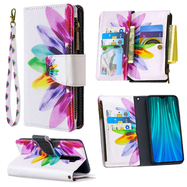 Colored Drawing Pattern Zipper Horizontal Flip Leather Case with Holder & Card Slots & Wallet, Fo...