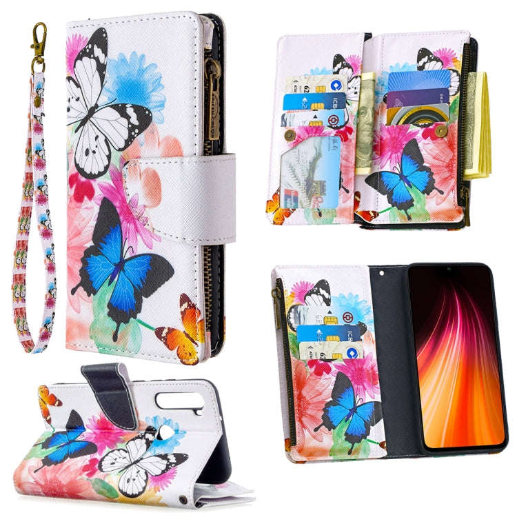Colored Drawing Pattern Zipper Horizontal Flip Leather Case with Holder & Card Slots & Wallet, Fo...