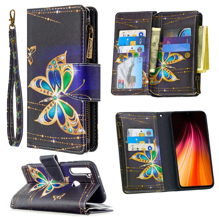 Colored Drawing Pattern Zipper Horizontal Flip Leather Case with Holder & Card Slots & Wallet, Fo...