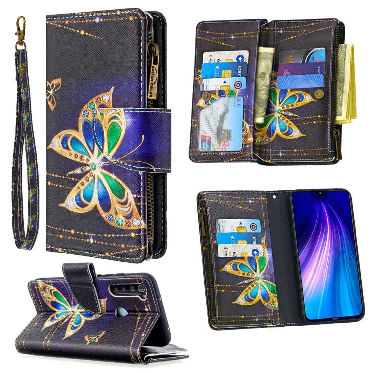Colored Drawing Pattern Zipper Horizontal Flip Leather Case with Holder & Card Slots & Wallet, Fo...