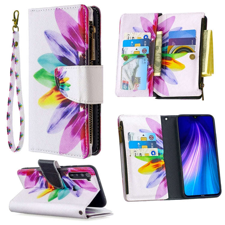 Colored Drawing Pattern Zipper Horizontal Flip Leather Case with Holder & Card Slots & Wallet, Fo...