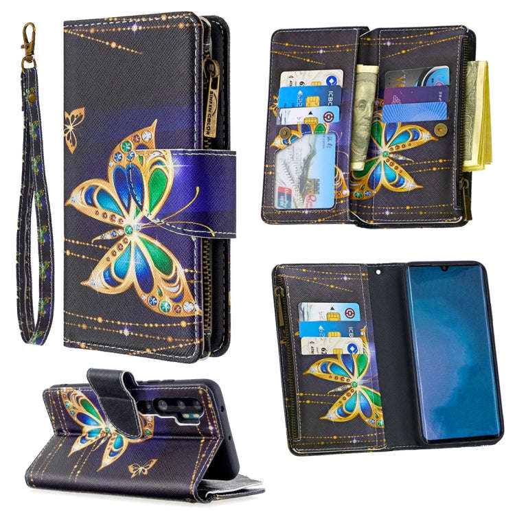 Colored Drawing Pattern Zipper Horizontal Flip Leather Case with Holder & Card Slots & Wallet, Fo...