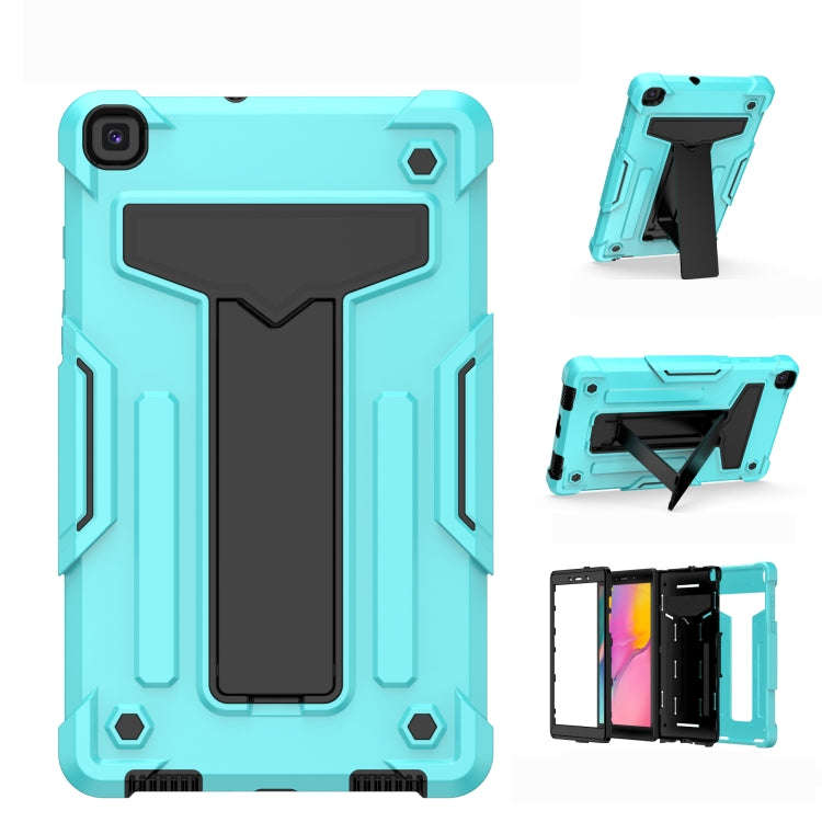 T-shaped Bracket Contrast Color Shockproof PC + Silicone Flat Protective Case, For iPad 10.2 / iP...