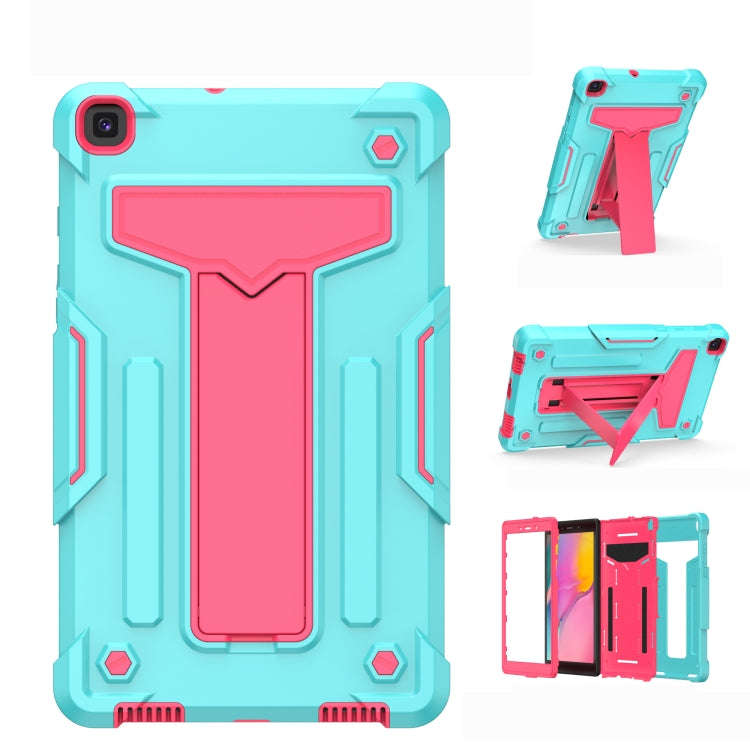 T-shaped Bracket Contrast Color Shockproof PC + Silicone Flat Protective Case, For iPad 10.2 / iP...