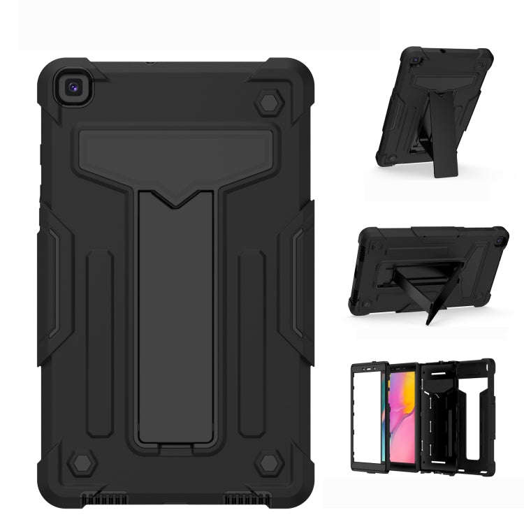 T-shaped Bracket Contrast Color Shockproof PC + Silicone Flat Protective Case, For iPad 10.2 / iP...