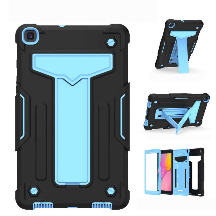 T-shaped Bracket Contrast Color Shockproof PC + Silicone Flat Protective Case, For iPad 10.2 / iP...