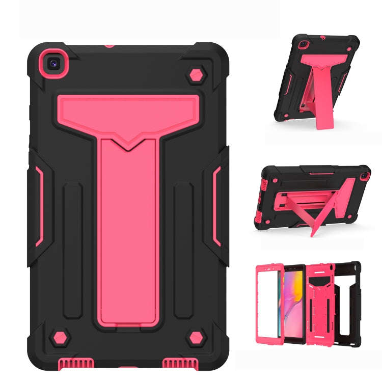 T-shaped Bracket Contrast Color Shockproof PC + Silicone Flat Protective Case, For iPad 10.2 / iP...