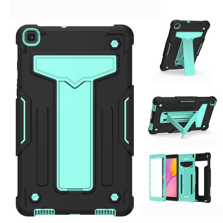 T-shaped Bracket Contrast Color Shockproof PC + Silicone Flat Protective Case, For iPad 10.2 / iP...