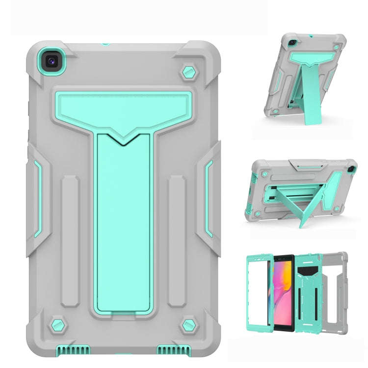 T-shaped Bracket Contrast Color Shockproof PC + Silicone Flat Protective Case, For iPad 10.2 / iP...