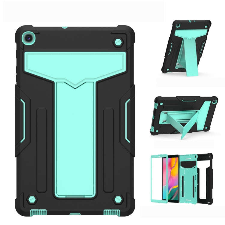 T-shaped Bracket Contrast Color Shockproof PC + Silicone Flat Protective Case, For iPad 10.2 / iP...