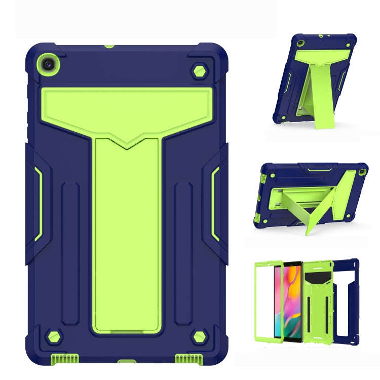 T-shaped Bracket Contrast Color Shockproof PC + Silicone Flat Protective Case, For iPad 10.2 / iP...