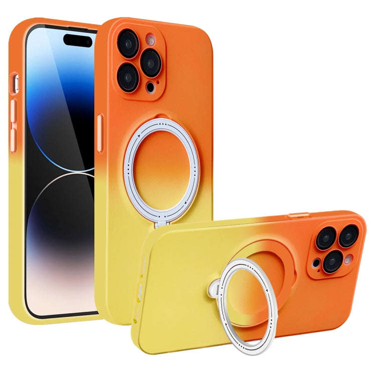 Gradient TPU MagSafe Holder Phone Case, For iPhone 14 Plus, For iPhone 14, For iPhone 14 Pro, For...