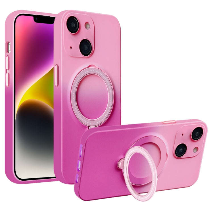 Gradient TPU MagSafe Holder Phone Case, For iPhone 14 Plus, For iPhone 14, For iPhone 14 Pro, For...