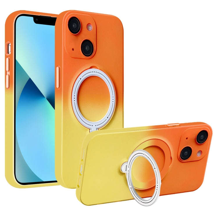 Gradient TPU MagSafe Holder Phone Case, For iPhone 14 Plus, For iPhone 14, For iPhone 14 Pro, For...