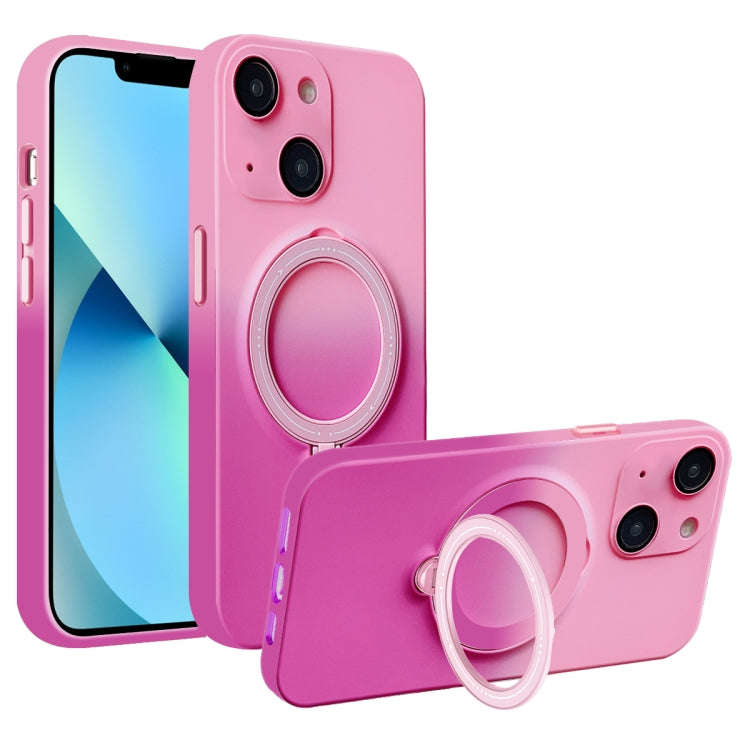 Gradient TPU MagSafe Holder Phone Case, For iPhone 14 Plus, For iPhone 14, For iPhone 14 Pro, For...