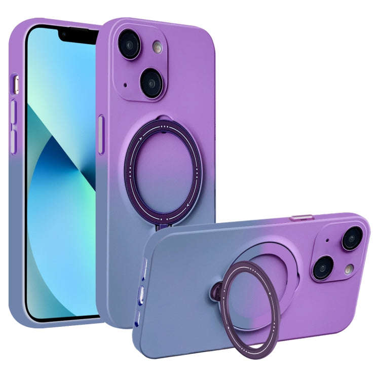 Gradient TPU MagSafe Holder Phone Case, For iPhone 14 Plus, For iPhone 14, For iPhone 14 Pro, For...