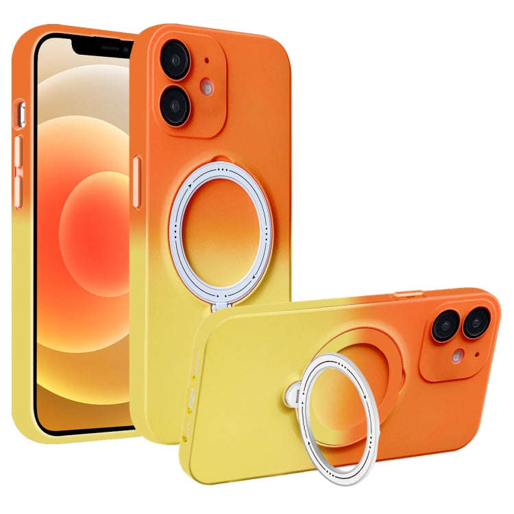 Gradient TPU MagSafe Holder Phone Case, For iPhone 14 Plus, For iPhone 14, For iPhone 14 Pro, For...