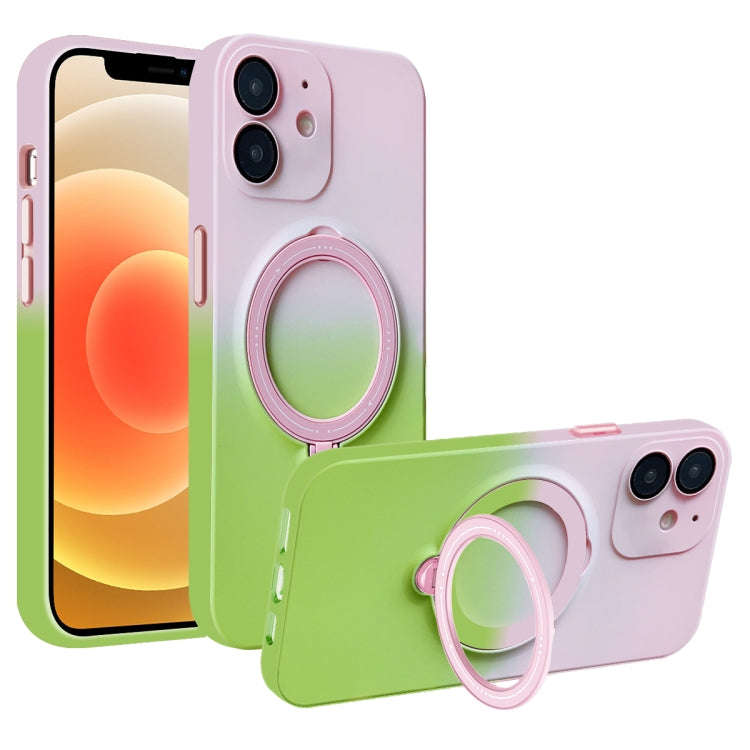 Gradient TPU MagSafe Holder Phone Case, For iPhone 14 Plus, For iPhone 14, For iPhone 14 Pro, For...