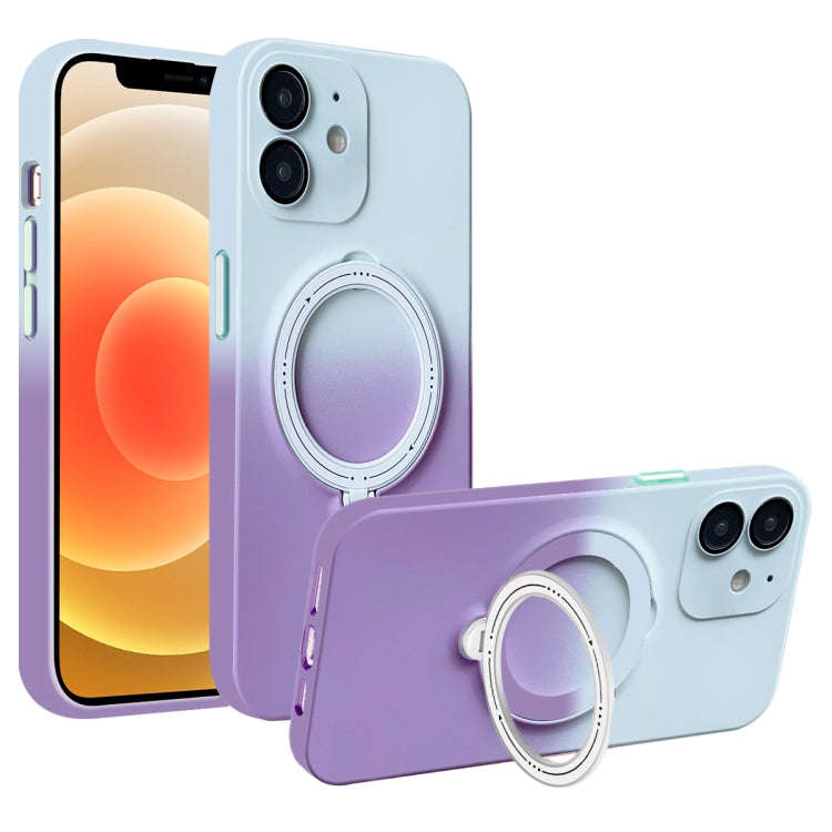 Gradient TPU MagSafe Holder Phone Case, For iPhone 14 Plus, For iPhone 14, For iPhone 14 Pro, For...