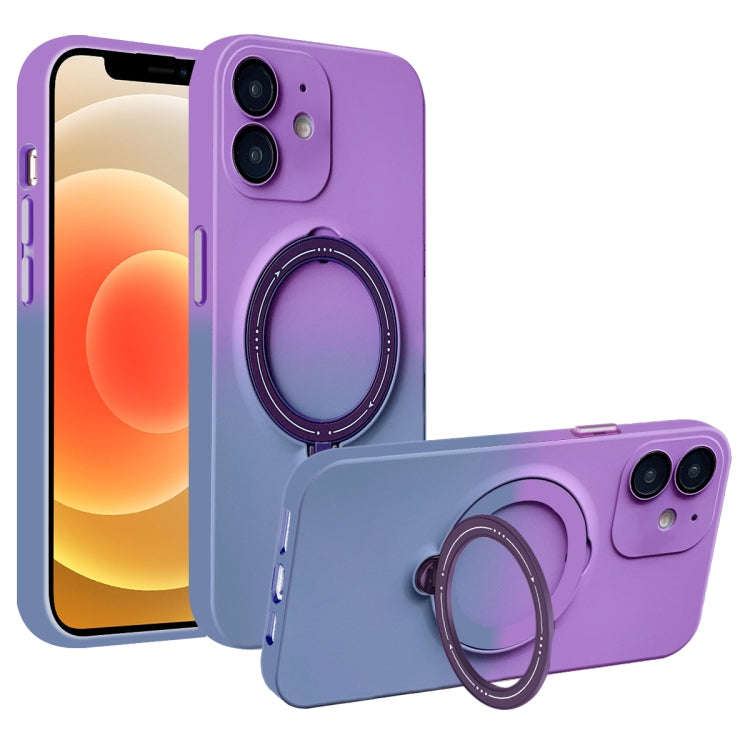 Gradient TPU MagSafe Holder Phone Case, For iPhone 14 Plus, For iPhone 14, For iPhone 14 Pro, For...