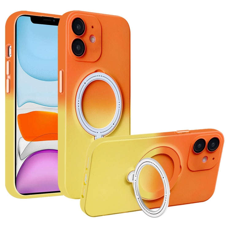 Gradient TPU MagSafe Holder Phone Case, For iPhone 12 Pro Max, For iPhone 12 Pro, For iPhone 11 P...