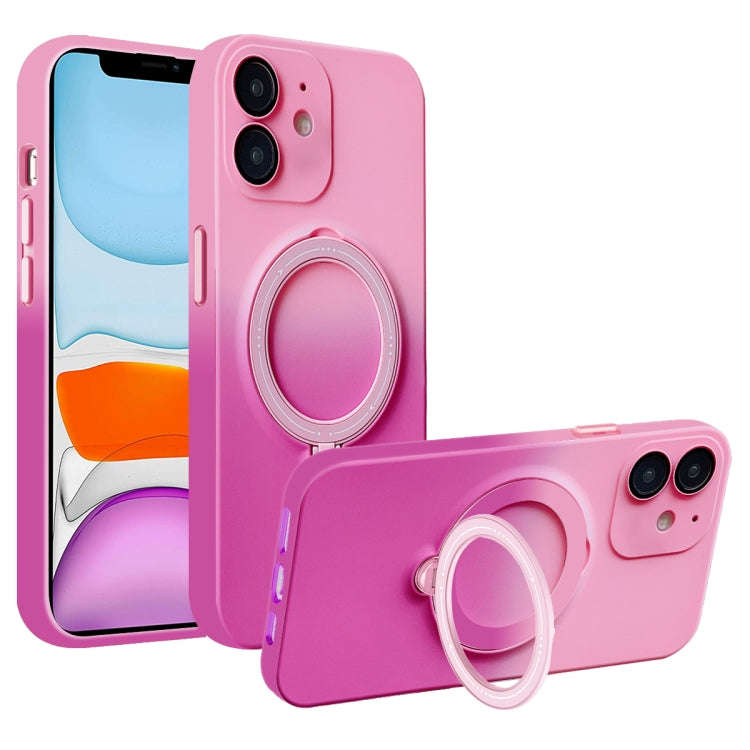 Gradient TPU MagSafe Holder Phone Case, For iPhone 12 Pro Max, For iPhone 12 Pro, For iPhone 11 P...