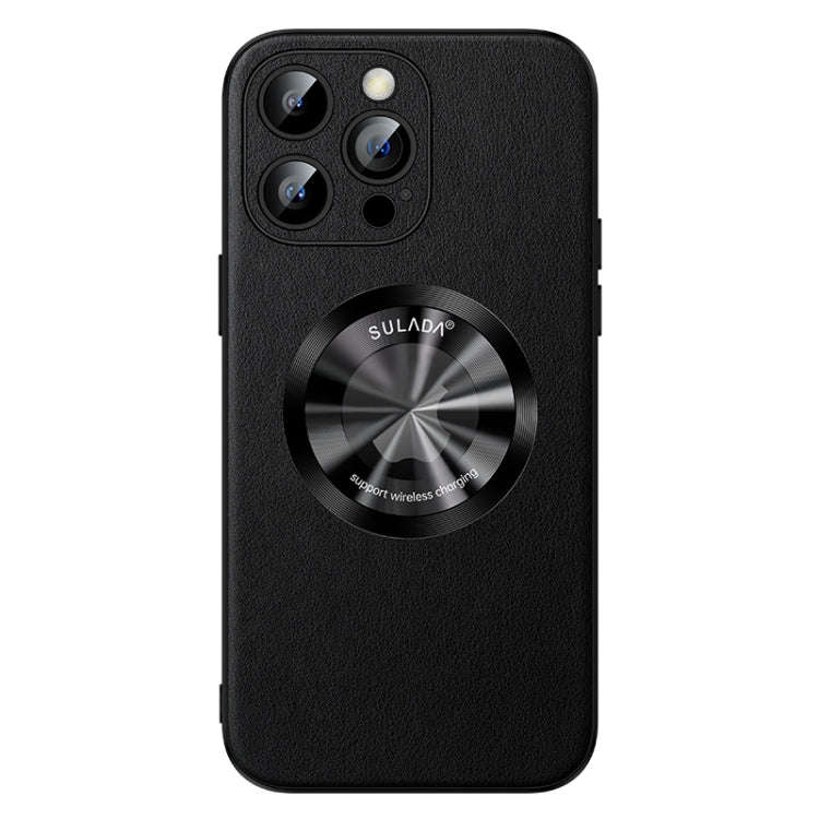 SULADA Microfiber Leather MagSafe Magnetic Phone Case, For iPhone 15 Pro Max, For iPhone 15 Pro, ...