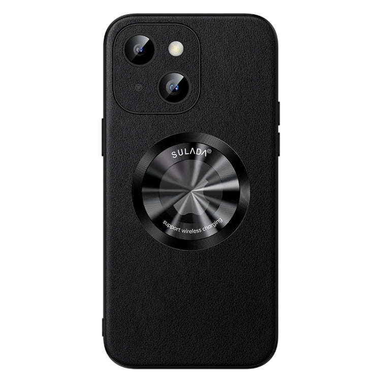 SULADA Microfiber Leather MagSafe Magnetic Phone Case, For iPhone 15 Pro Max, For iPhone 15 Pro, ...