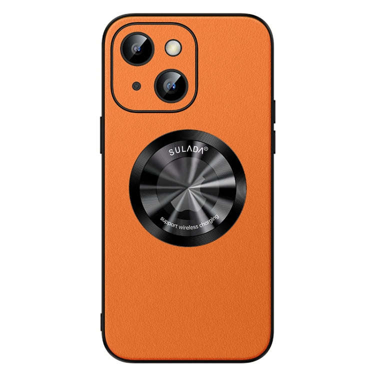 SULADA Microfiber Leather MagSafe Magnetic Phone Case, For iPhone 15 Pro Max, For iPhone 15 Pro, ...
