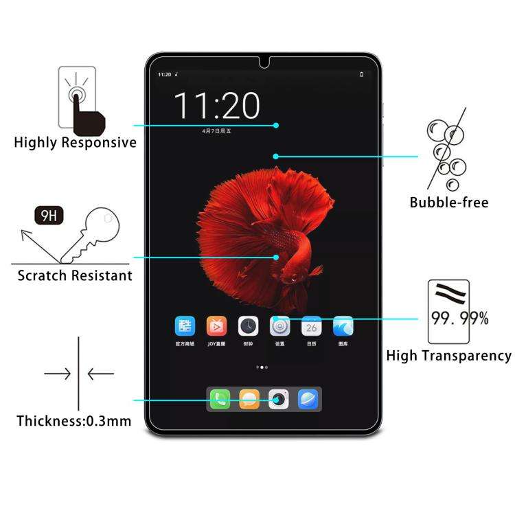 9H 0.3mm Explosion-proof Tempered Glass Film