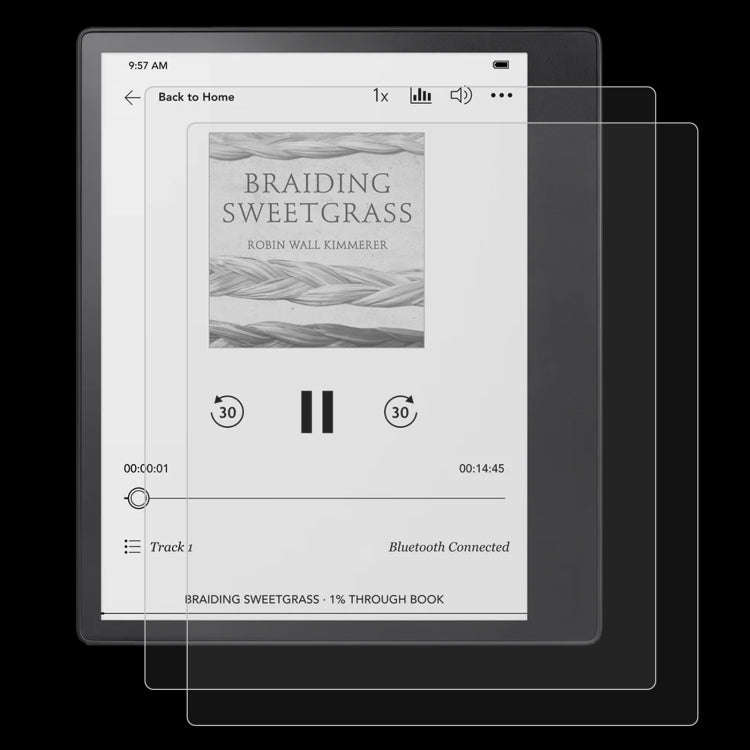 2pcs 9H 0.3mm Explosion-proof Tempered Glass Film, For Kobo Clara 2E, For Kobo Elipsa 2E, For Kob...