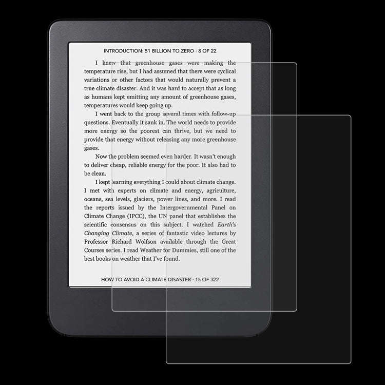 2pcs 9H 0.3mm Explosion-proof Tempered Glass Film, For Kobo Clara 2E, For Kobo Elipsa 2E, For Kob...