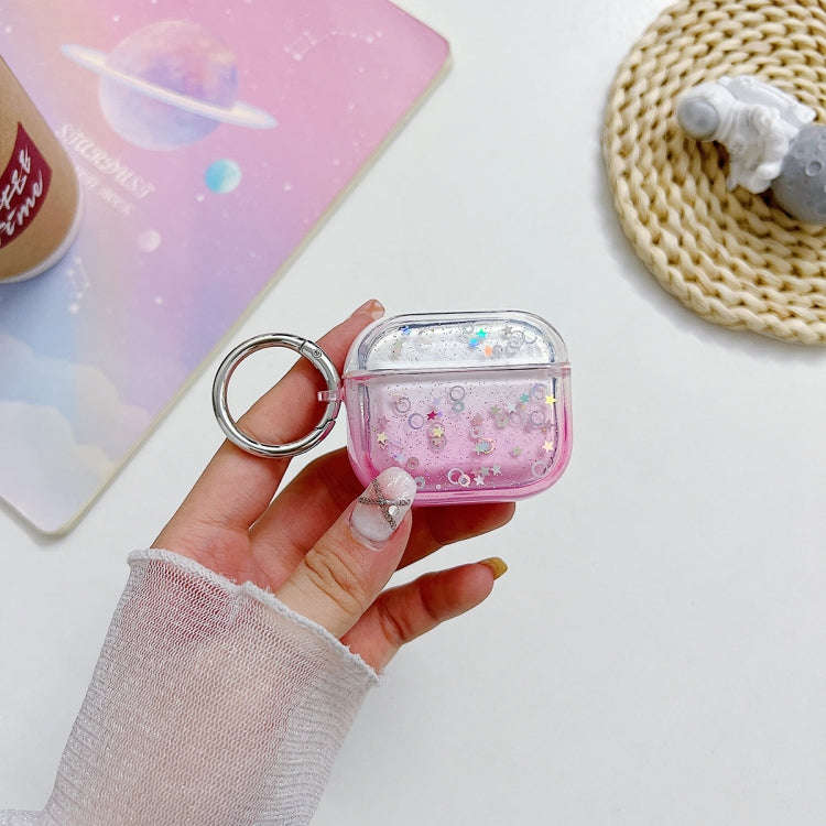 Transparent Glitter Bluetooth Earphone Protective Case, For AirPods Pro 2, For AirPods 3, For Air...