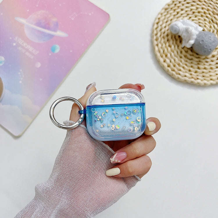 Transparent Glitter Bluetooth Earphone Protective Case, For AirPods Pro 2, For AirPods 3, For Air...
