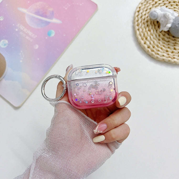 Transparent Glitter Bluetooth Earphone Protective Case, For AirPods Pro 2, For AirPods 3, For Air...