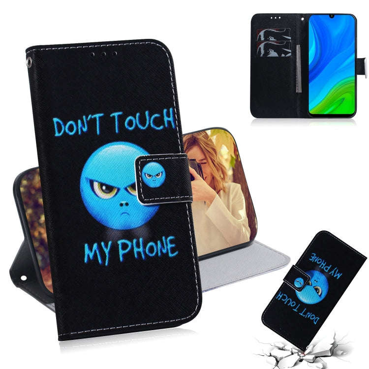 Colored Drawing Horizontal Flip Leather Case with Holder & Card Slot & Wallet, For Huawei P Smart...
