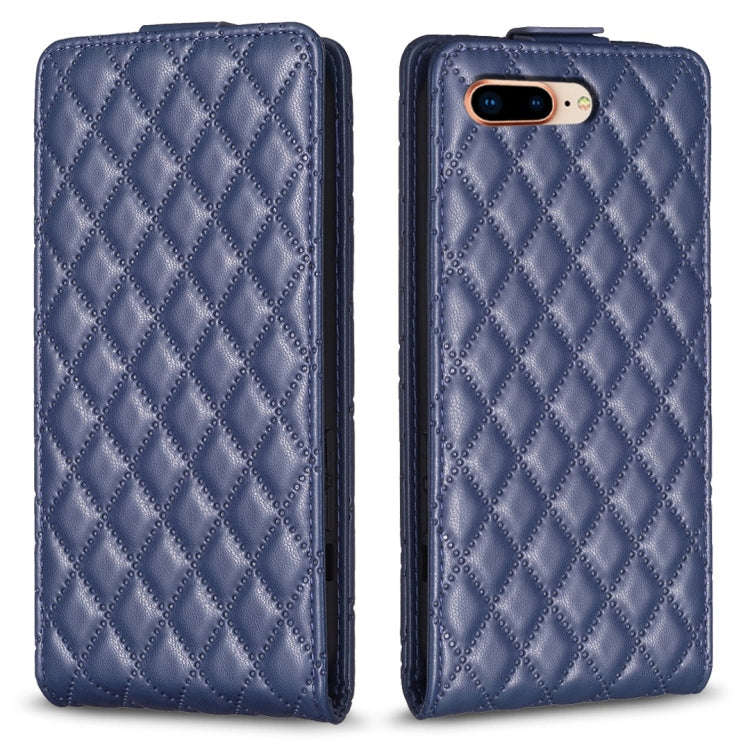 Diamond Lattice Vertical Flip Leather Phone Case, For iPhone 7 Plus / 8 Plus