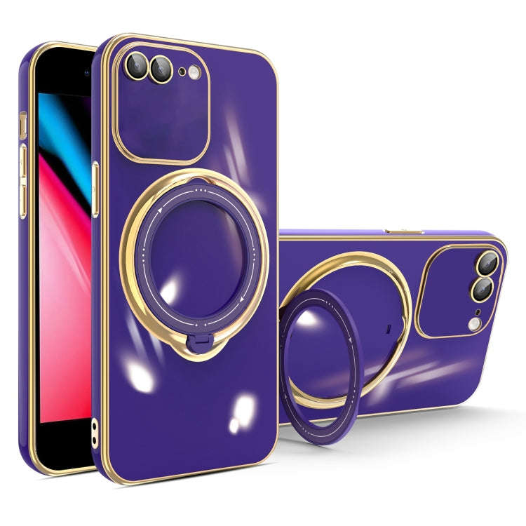 Multifunction Electroplating MagSafe Holder Phone Case, For iPhone 11, For iPhone 11 Pro, For iPh...