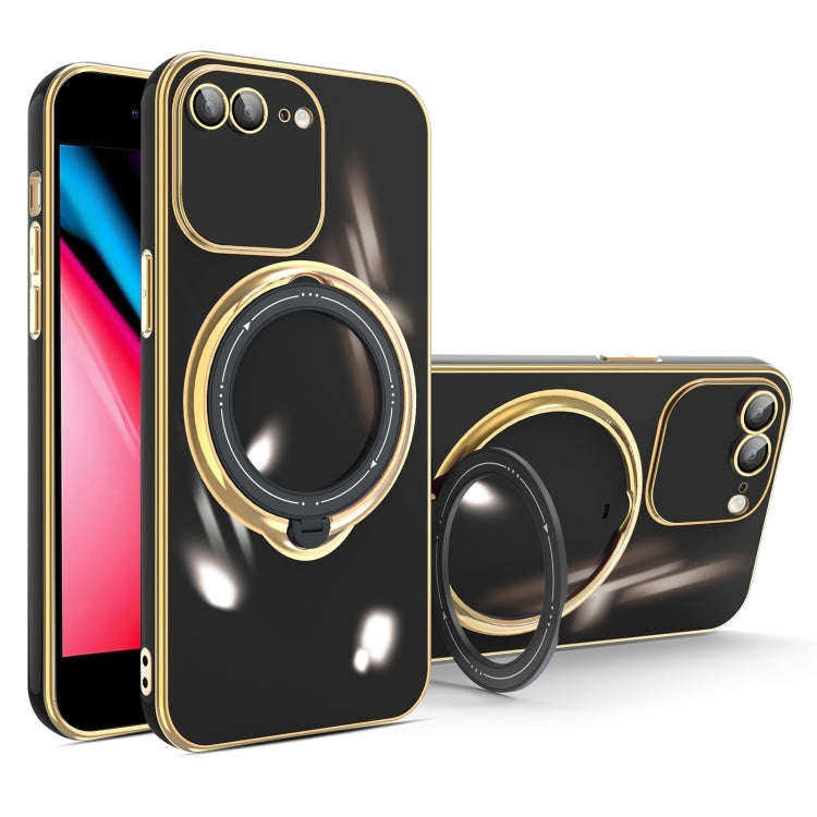 Multifunction Electroplating MagSafe Holder Phone Case, For iPhone 11, For iPhone 11 Pro, For iPh...