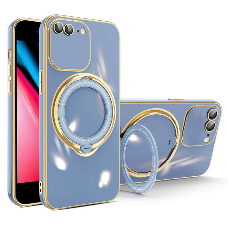 Multifunction Electroplating MagSafe Holder Phone Case, For iPhone 11, For iPhone 11 Pro, For iPh...