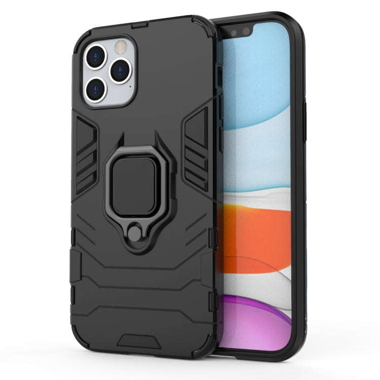 Shockproof PC + TPU Protective Case with Magnetic Ring Holder, For iPhone 12 / 12 Pro, For iPhone...
