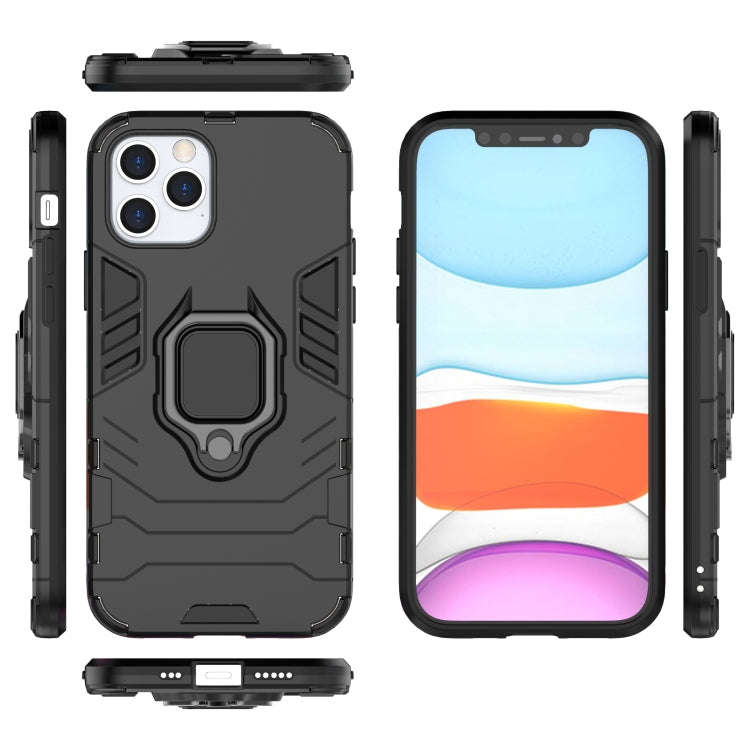 Shockproof PC + TPU Protective Case with Magnetic Ring Holder, For iPhone 12 / 12 Pro, For iPhone...