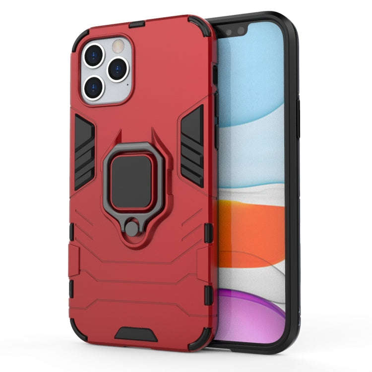 Shockproof PC + TPU Protective Case with Magnetic Ring Holder, For iPhone 12 / 12 Pro, For iPhone...