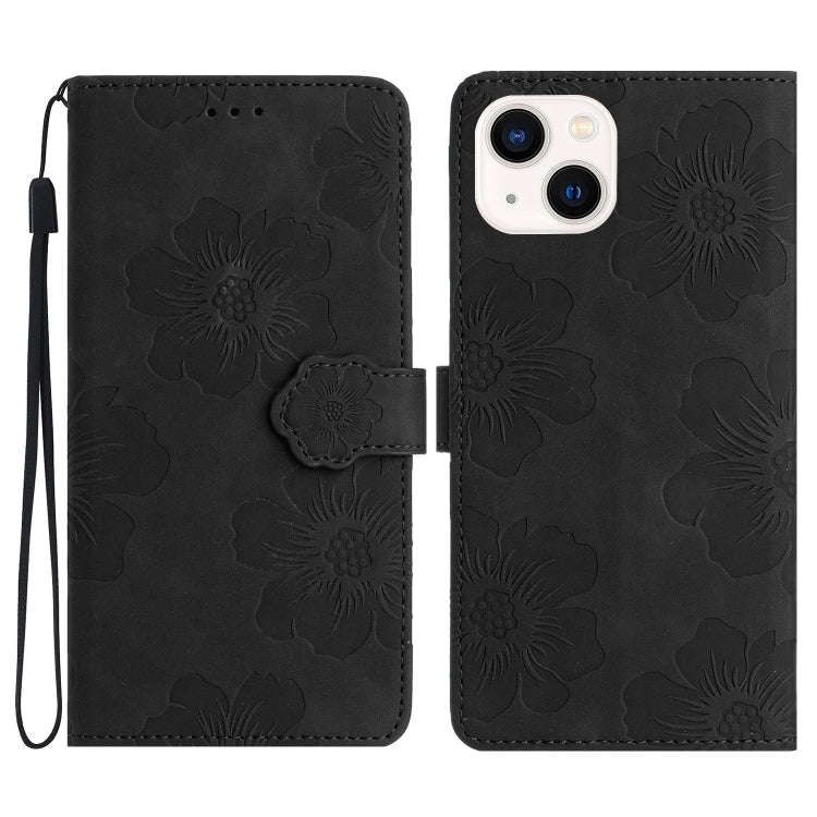 Flower Embossing Pattern Leather Phone Case, For iPhone 15 Pro Max, For iPhone 15 Pro, For iPhone...